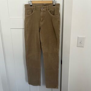 Faherty stretch terry 5-pocket khaki pants